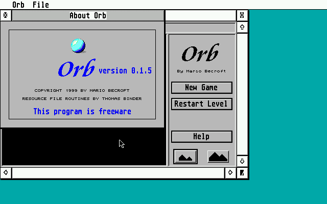 Orb atari screenshot